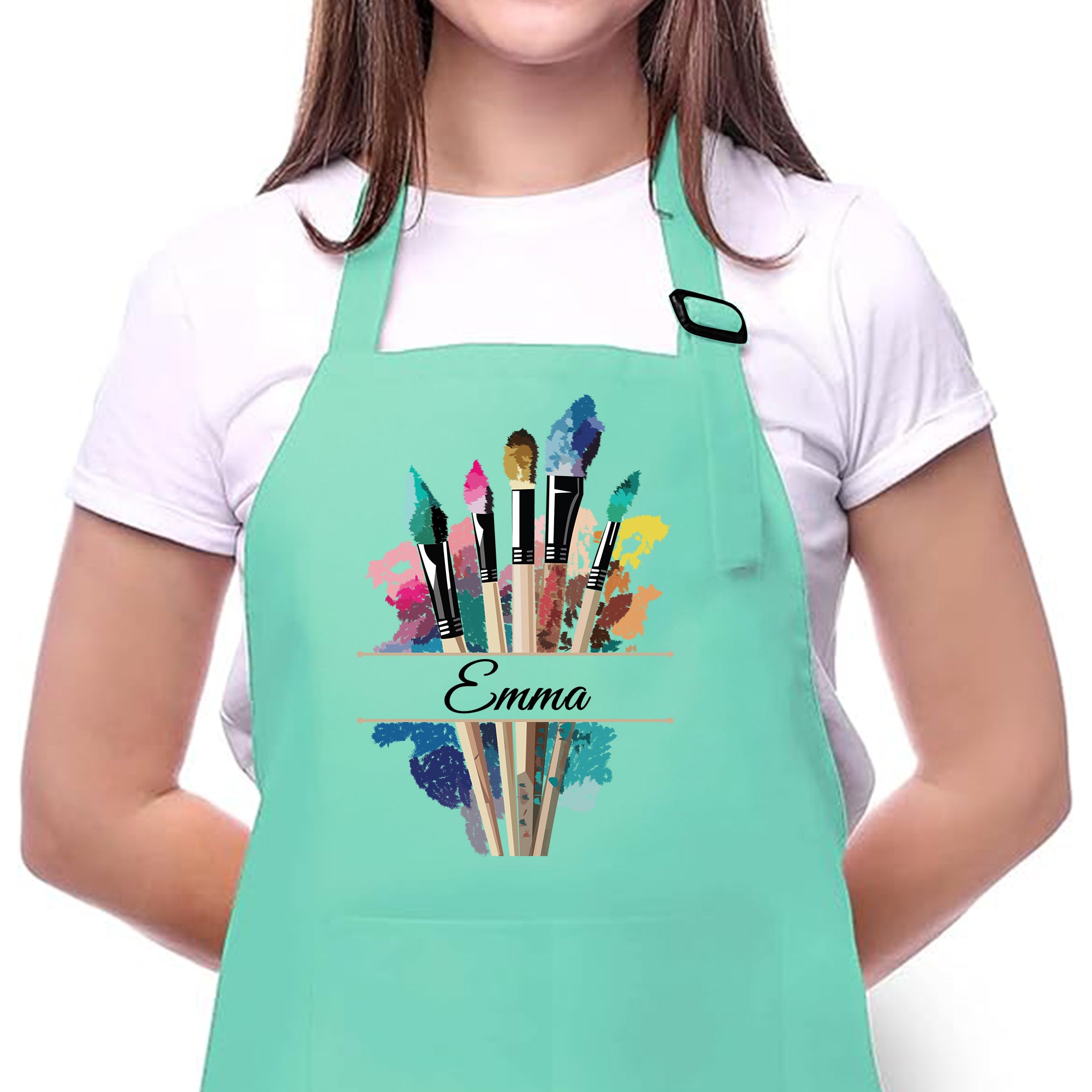 Skull Candy Mint Green Apron. Gifts for mom. Gift for her. Gift For Foodie. store Teacher's Gifts. Apron For Her. Birthday Gift For Her.